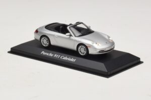 Porsche 911 996 Cabriolet Silber Maxichamps 1:43 940061031 Metall — Bild 3 von 5