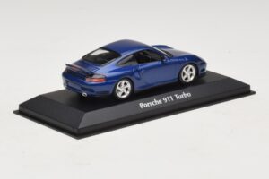 Porsche 911 996 Turbo Blue Metallic Maxichamps 1:43 940069301 Metall — Bild 2 von 5