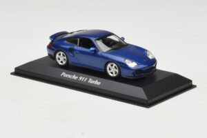 Porsche 911 996 Turbo Blue Metallic Maxichamps 1:43 940069301 Metall — Bild 3 von 5