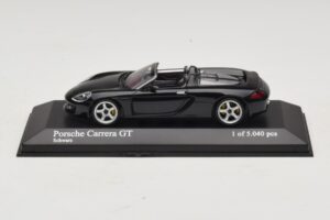 Porsche Carrera GT Schwarz Minichamps 1:43 430060230 Metall