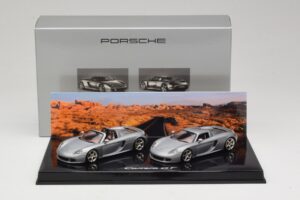 Porsche Carrera GT Spider & Coupé Set Silber Minichamps 1:43 WAP02010314 Metall — Bild 5 von 5