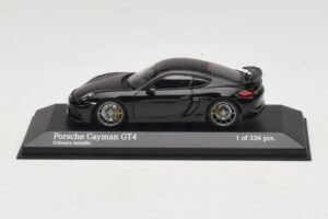 Porsche Cayman GT4 981 Black Metallic Minichamps 1:43 410066121 Metall