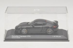 Porsche Cayman GT4 981 Black Metallic Minichamps 1:43 410066121 Metall — Bild 4 von 5