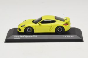 Porsche Cayman GT4 981 Grün Minichamps 1:43 410066122 Metall