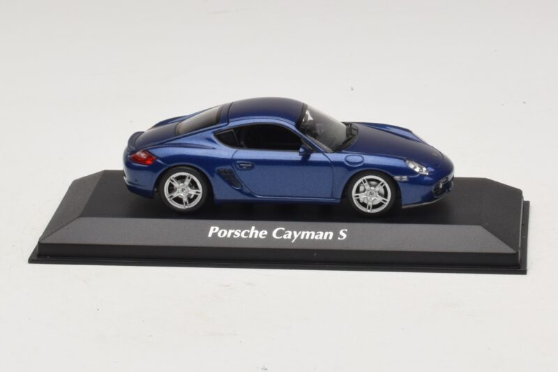 Porsche Cayman S 987 Blau Metallic Maxichamps 1:43 940065621 Metall