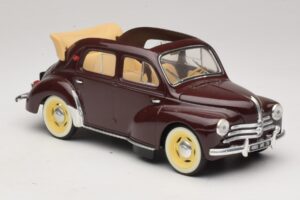 Renault 4CV Kastanienbraun Solido 1:18 8048 Metall — Bild 4 von 6