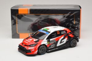 Toyota GR Yaris Rally1 #33 E. Evans / S. Martin Rally Monte Carlo 2026 IXO 1:18 18RMC269B Metall — Bild 6 von 6