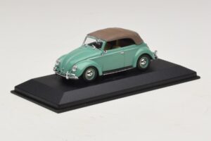 Volkswagen 1200 Cabriolet Stoffverdeck Grün Minichamps 1:43 430052042 Metall — Bild 2 von 5