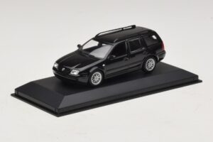 Volkswagen Golf Mk4 Variant Sport Highline BBS Edition Schwarz Ersatzkarton Minichamps 1:43 GOLF008-R1 Metall — Bild 2 von 5