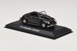 Volkswagen Hebmuller Cabriolet Schwarz Maxichamps 1:43 940052130 Metall — Bild 3 von 5