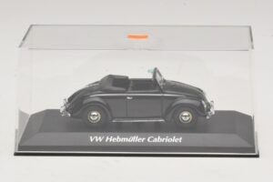 Volkswagen Hebmuller Cabriolet Schwarz Maxichamps 1:43 940052130 Metall — Bild 4 von 5