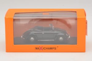 Volkswagen Hebmuller Cabriolet Schwarz Maxichamps 1:43 940052130 Metall — Bild 5 von 5