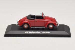Volkswagen Hebmuller Cabriolet Rot Maxichamps 1:43 940052131 Metall