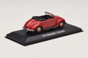 Volkswagen Hebmuller Cabriolet Rot Maxichamps 1:43 940052131 Metall — Bild 2 von 5
