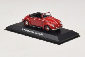 Volkswagen Hebmuller Cabriolet Rot Maxichamps 1:43 940052131 Metall — Bild 3 von 5