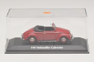Volkswagen Hebmuller Cabriolet Rot Maxichamps 1:43 940052131 Metall — Bild 4 von 5