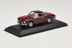 Volkswagen Karmann Ghia Rot Mit Schwarzem Dach Minichamps 1:43 GHIA002 Metall — Bild 2 von 5