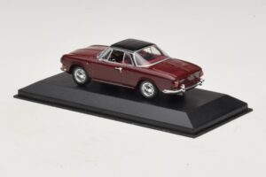 Volkswagen Karmann Ghia Rot Mit Schwarzem Dach Minichamps 1:43 GHIA002 Metall — Bild 3 von 5