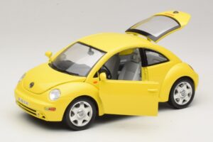 Volkswagen New Beetle A4 Gelb Bburago 1:18 3302 Metall — Bild 2 von 8