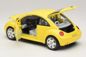 Volkswagen New Beetle A4 Gelb Bburago 1:18 3302 Metall — Bild 5 von 8